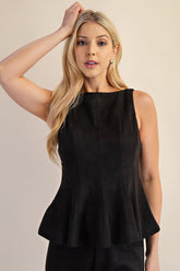 Sleeveless Fitted Top