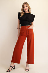 Colette Cropped Wide-Leg Pants