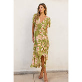 Floral Wrap Dress