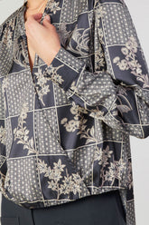 Mandarin Collar Blouse