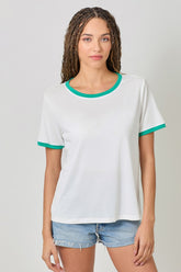 Contrast Hem Tee