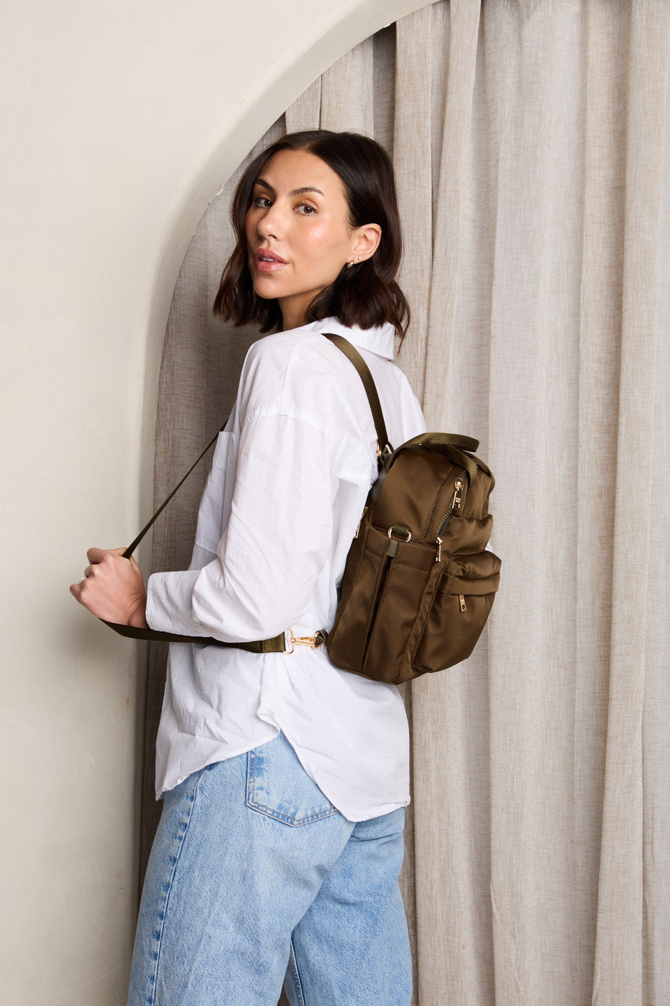 best mini nylon backpack Rita Nylon Mini Backpack
