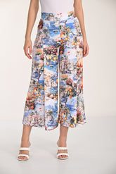 High-waisted Floral Palazzos