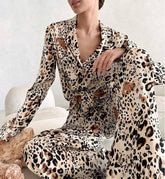 Animal Print Two Piece Set