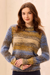 Textured Mock Neck Sweater