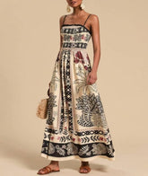 Smocked Boho Maxi Dress