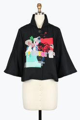 Collage Art Short Jacket