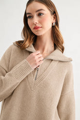 Shiloh Knit Sweater Midi Dress