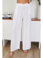 Frayed Hem Loose Fit Pant