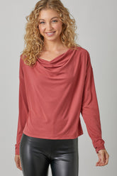 Cowl Neck Modal Top
