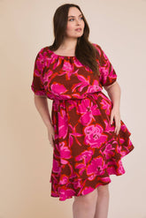 Short sleeve Floral Dress