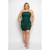 Mesh Ruched Dress