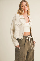 Distressed Denim Jacket