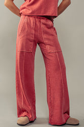 Mineral Washed Paneled Pants