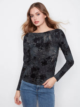 Ruched Floral Blouse