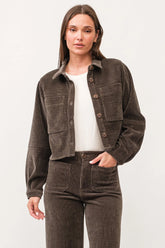 Cropped Gina Shacket