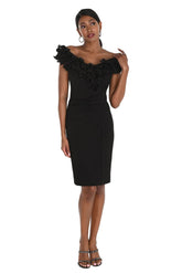 Pleated Ruffle Dress