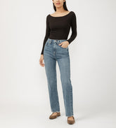 Highly Desirable High Rise Straight Leg Jeans