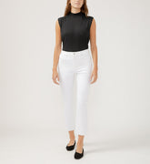 Isbister High Rise Ankle Straight Leg Luxe Stretch Jeans