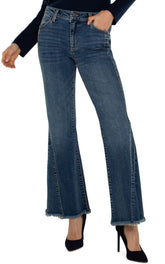 Hannah w/ Front Seaming and Fray Hem