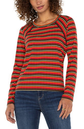 Crew Neck Long Sleeve Knit Top