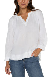 3/4 Sleeve Raglan Top