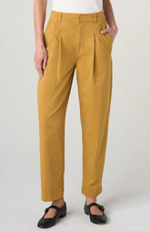 High Rise Pleated Trouser 28in