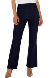 Pearl Ankle Flare with Pintucks