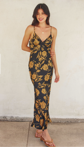 Undeniable Icon Chevron Seam Open Back Dress