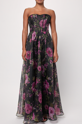 Hadley Floral Strapless Maxi Dress