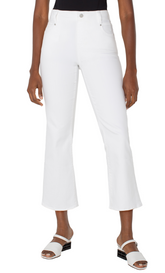 Gia Glider Crop Flare w Tulip Back slit 25.5"