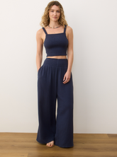 Sophia Double Cloth Palazzo Pant