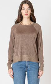 Long Sleeve Shimmer Sweater