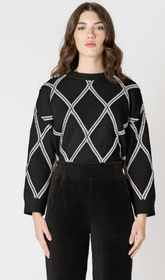 Diamond Check Sweater