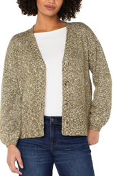 Long Sleeve Button Front Cardigan Sweater