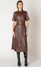 Belted Shirt Dress