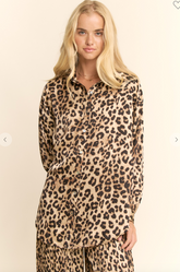 Leopard Print Lounge Set