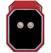 Illumina Solitaire Post Earrings Gift Box