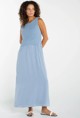 Sleeveless Tie Back Sweater Dress