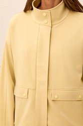 Zip Front Coat w/ Pockets