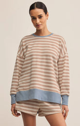 Layer Up Stripe Sweatshirt