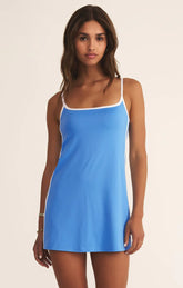 Varsity Contrast Mini Dress