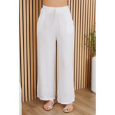 Drawstring Linen Pant