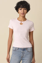 Keyhole Ribbon Top