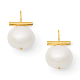 Classic Pebble Pearl Earrings