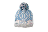 Novelty Nordic Hat - Light Blue