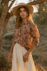 Sienna Wildflower Top