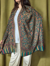 Green Fine Wool Pashmina