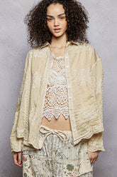 Embroidery Long Sleeve Top