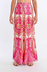 Printed Wide Leg Pant